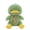 Green, variant on Cartoon Cute Duck Plush Toy - Soft Melancholic Stuffed Animal with Floral Outfit, Weighted PP Cotton Filling, Huggable Gift for Boys & Girls Birthday