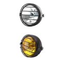 thumbnail image 3 of Faro de Motocicleta con Parril Vintage 12v con Cubierta de Parril para Motocicleta GN125 CG125 Pta Yotijar Luz de la cabeza de la motocicleta, 3 of 5
