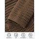 thumbnail image 5 of Suéter PRETTYGARDEN Cardigan de Punto con Botones Café XL, 5 of 8