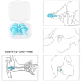 thumbnail image 4 of 5 Paires de Bouchons d'Oreilles pour Enfants à Réduction de Bruit, Bouchons d'Oreilles Réutilisables pour Dormir et Nager, 4 of 9