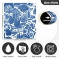 thumbnail image 5 of Yayeee Magnetic Dishwasher Cover for The Front Decoration Home Kitchen Machine Sticker Protector, Blue Garden Pattern, 5 of 6