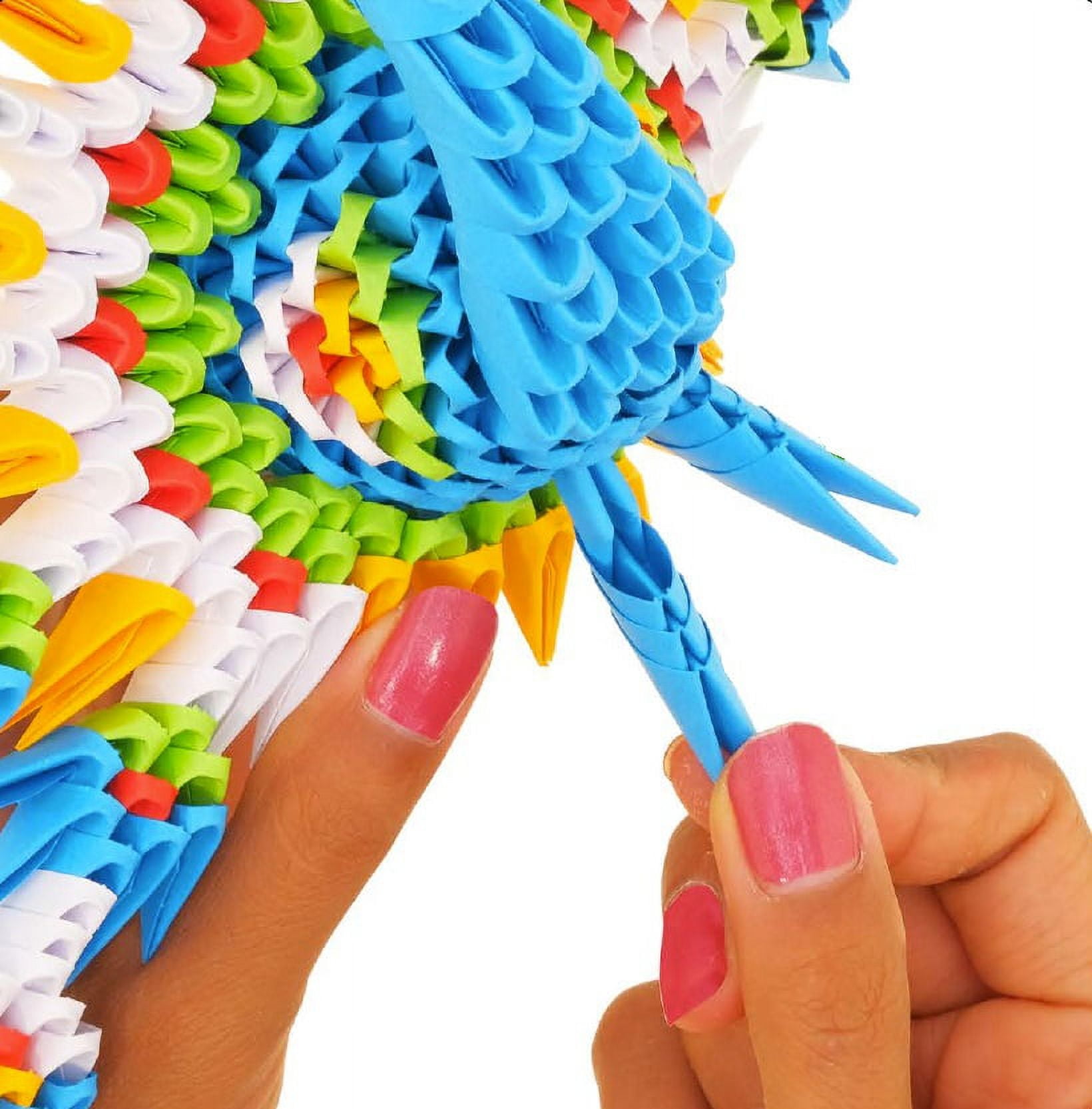3D Paper Origami Peacock Kit