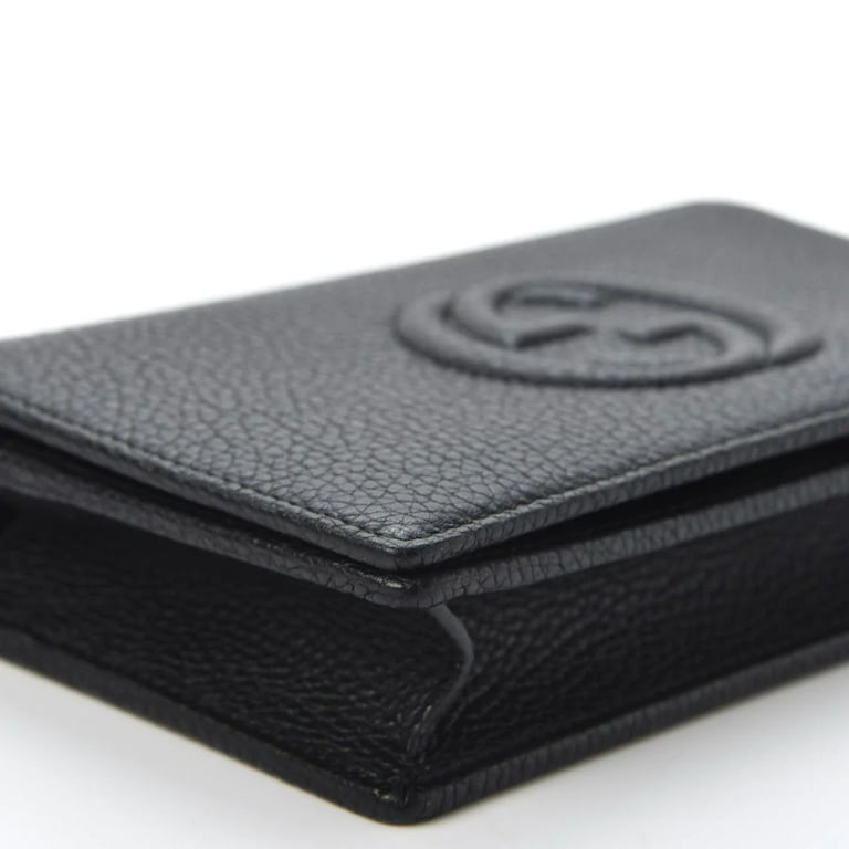 Gucci soho wallet discount black