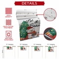 thumbnail image 6 of Cute Bear Christmas Tree Snowflakes Table Runner 13x70in Non-Slip Cotton Linen Table Runners, Xmas Cartoon Style Dresser Scarves TableRunner for Dinner Kitchen Dining Wedding Party, 6 of 9