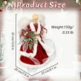 thumbnail image 3 of LEFTHIGH Home Tree Topper Doll Ornaments Christmas Tree Top Decoration Room Decor, 3 of 7