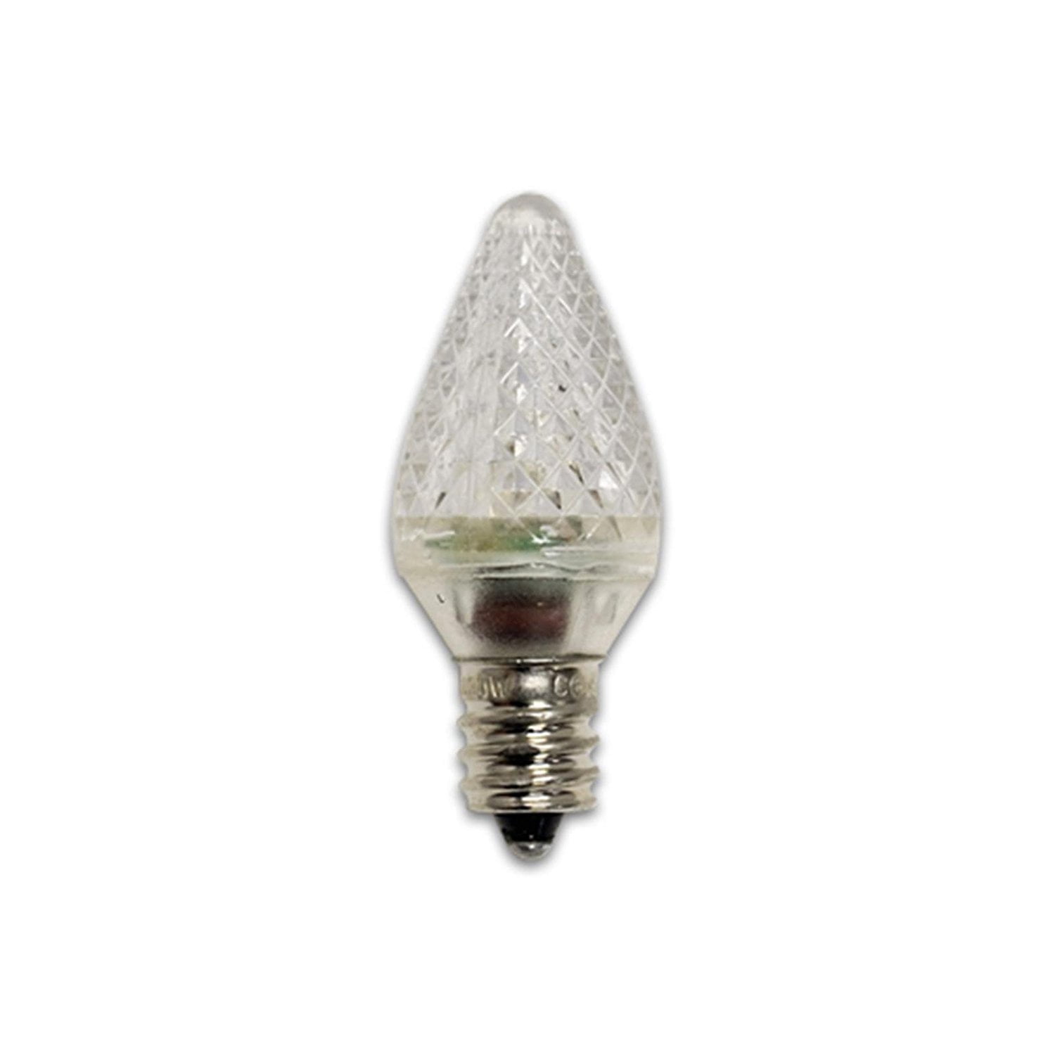 4 Qty. LED/C7C 0.35Watt LED C7 Christmas Light Replacement Bulbs