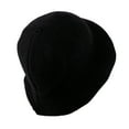 thumbnail image 3 of WITHMOONS Wool Winter Short Brim Womens Solid Bowler Fedora Hat SLB1245 (Black), 3 of 5