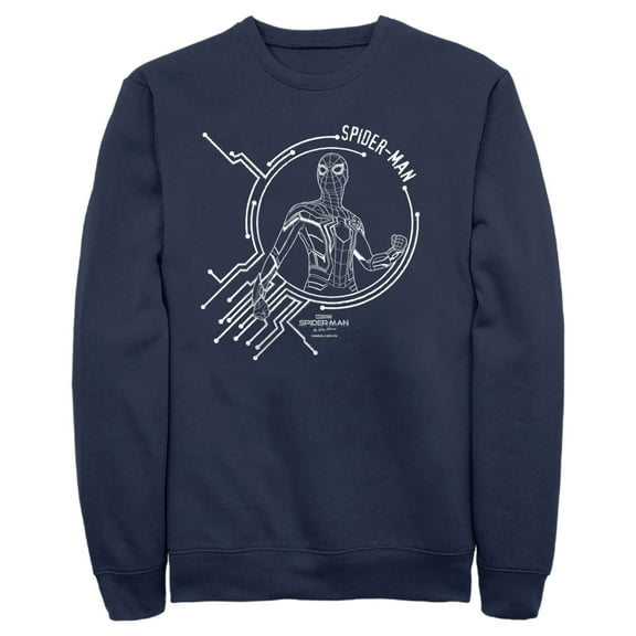 Men's Marvel Spider-Man: No Way Home Tech Sweatshirt Navy Blue X Large