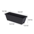 thumbnail image 3 of Stamzod Garden Supplies Vegetable Planting Pot Plastic Flower Pot Balcony Vegetable Planting Trough Black, 3 of 3