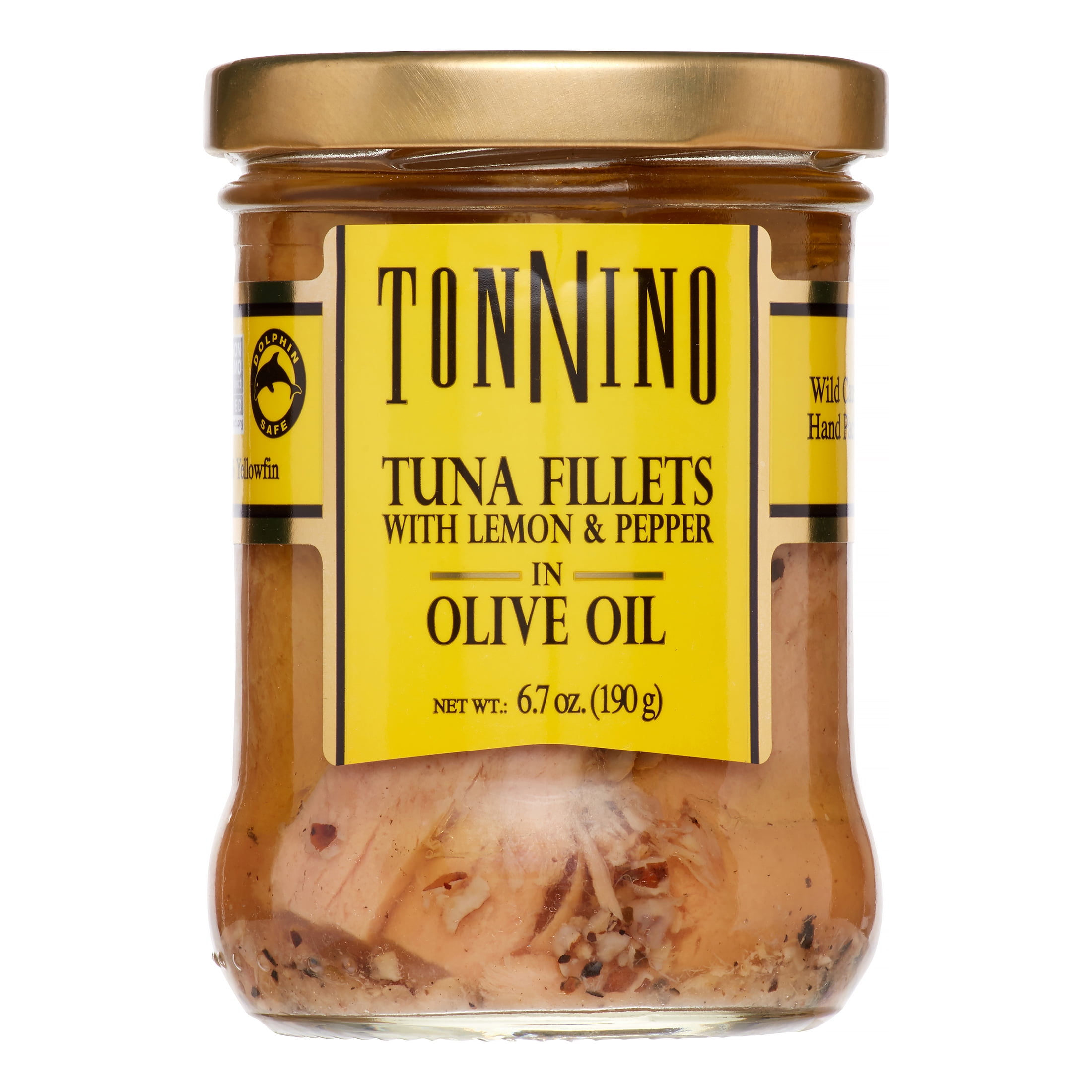 Tonnino Tuna Fillets, with Lemon Pepper & Olive Oil, 6.7 Oz Walmart