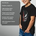 thumbnail image 6 of Boy's Marvel Spider-Man Venom Mask Split  Graphic Tee Black Medium, 6 of 10