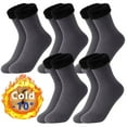 thumbnail image 1 of Amzcrzy Funda Nórdica, Sábana, Funda De Almohada De Satén, 7 Pares De Calcetines Gruesos Y Con Forro Polar Hasta Media Pantorrilla, Diseñados Para Hombres Y Mujeres Que Valoran La Durabilidad Y Un To, 1 of 3