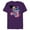 Purple, variant on Disney Lilo & Stitch Bike Adventure - Short Sleeve Blended T-Shirt for Adults -Customized-Yellow