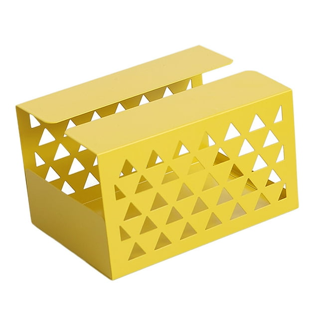 Creative Servilletero Dispensador De Papel Estante Para Pañuelos Decoración De Para , , Azul, Negro, Amarillo Amarillo S perfecl Sostenedor del tejido de la mesa