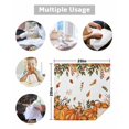 thumbnail image 5 of Orange Pumpkins Fall Cloth Napkins Set of 4, Washable Reusable Dinner Cocktail Napkin for Kitchen Party Wedding Banquet Holiday Baby Shower Table Decor Autumn Botanical Watercolor, 5 of 7