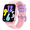 Pink, variant on Kids Smart Watch, 1.85" Smart Watch for Kids, No Phone Needed Step Counter, IP68 Waterproof, Alarm Clock, Games, Swimming Fitness Tracker Step Counter for Boys Girls Teens Gift Aged 5-16