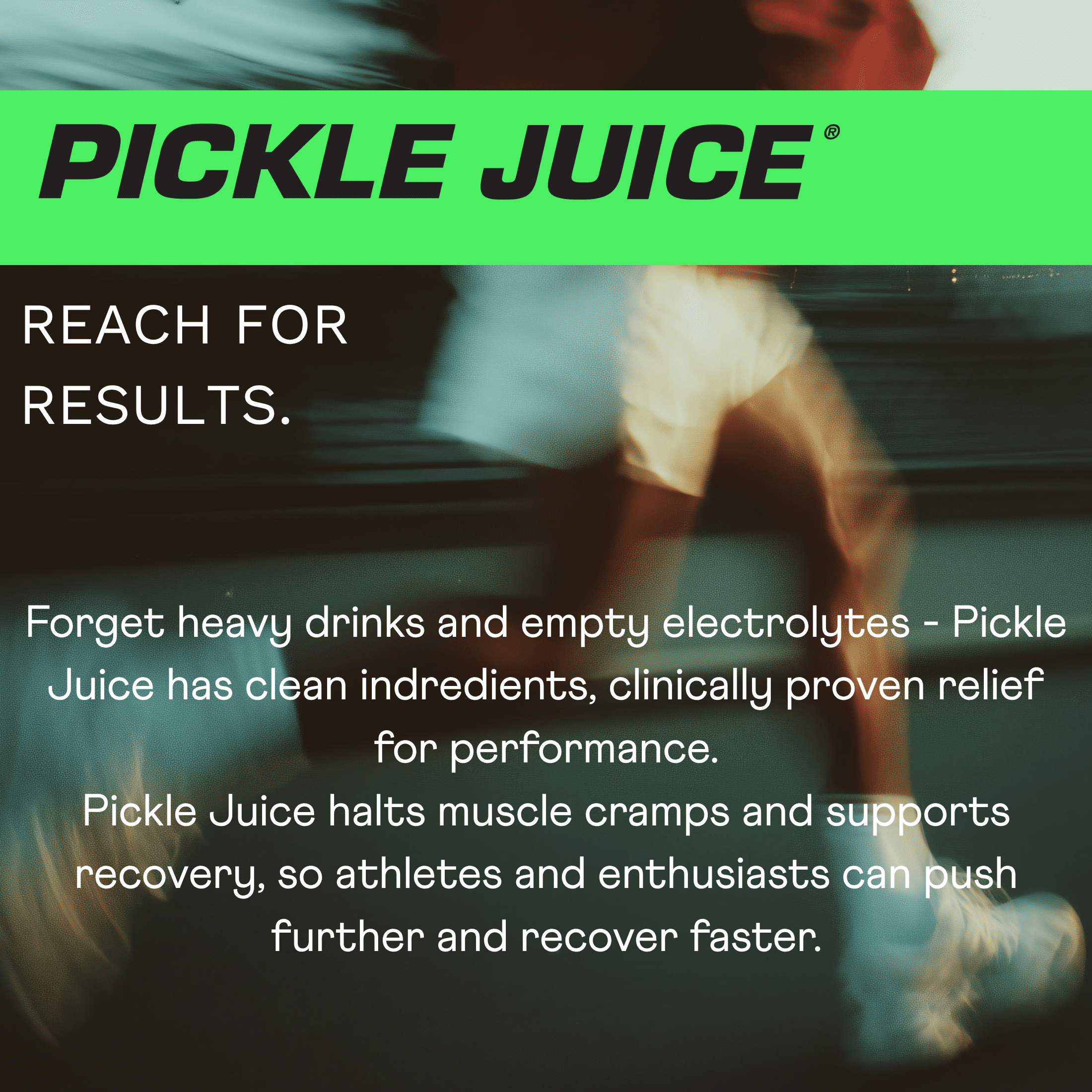 Pickle Juice Muscle Cramp Relief Drink, Clinically Proven, Original Strength, 24 Pack 8 oz Bottles