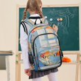 thumbnail image 7 of FORMRS School Backpack 17" Student Travel Bag with Laptop Compartment, Blue Goldfish, 7 of 7