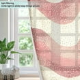 thumbnail image 4 of Yayeee Window Curtains Light Filtering 63"x42" Grommet Panel Pair Home Living Room Decor, Soft Pink Pattern, 4 of 7