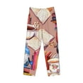 thumbnail image 4 of Balery Gnomes Books Tea Cups print Men's Pajama Pants,Ultra Lightweight Pjs,Lounge Pant-X-Large, 4 of 9