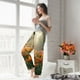thumbnail image 5 of Fotbe Butterflies In Flower Field Pantalones de Pijama para Mujer, Pantalones de Dormir, Pantalones Pj con Cordón y Bolsillos-Medium, 5 of 6