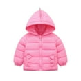 thumbnail image 2 of Toddler Little Boy Girl Hooded Puffer Jacket Winter Down Coat Kids Warm Outerwear, 2 of 9