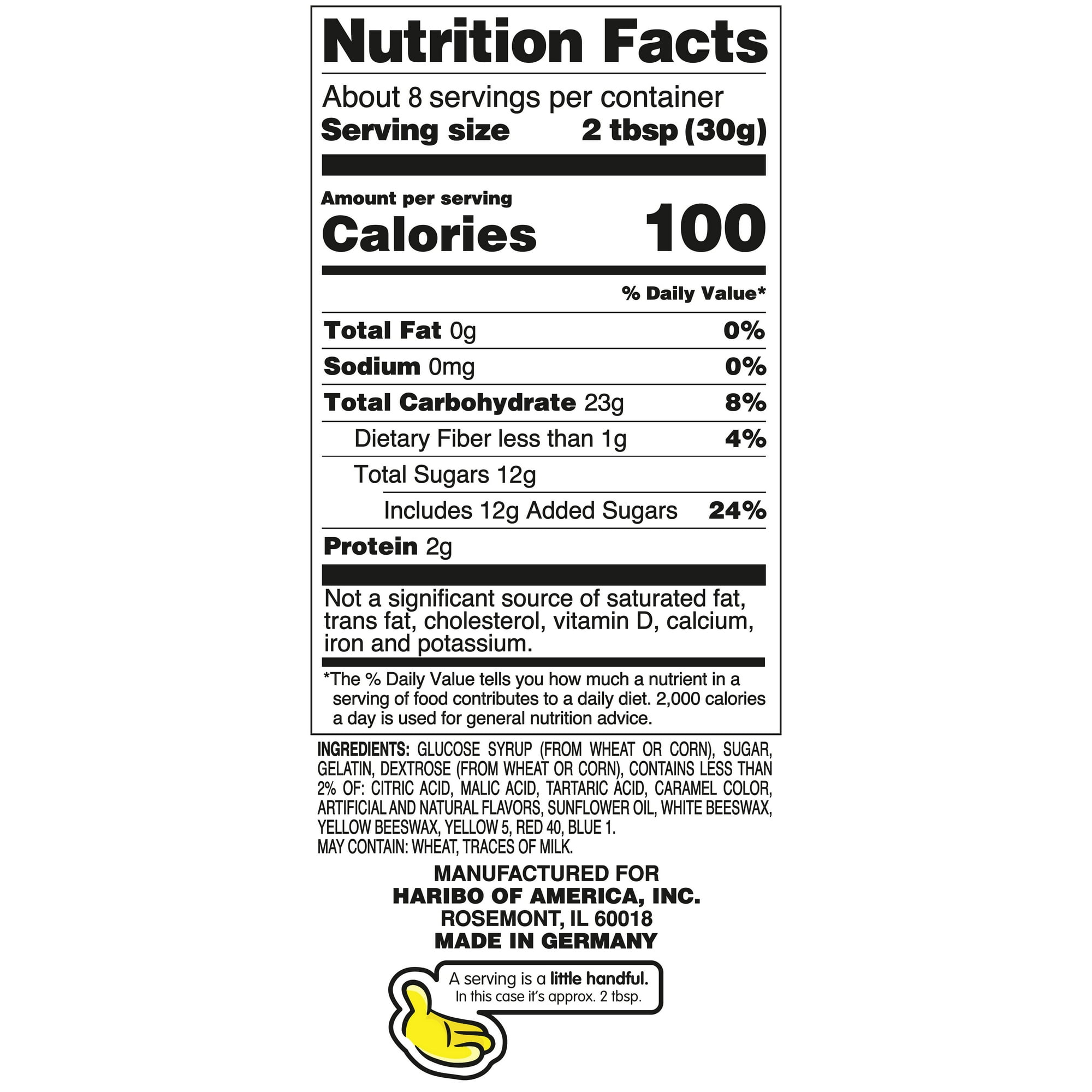 HARIBO Gummy Candy, Starmix Gummies, 8 oz, Large Share Bag​
