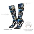 thumbnail image 5 of Picia Women Crew Soft Moisture-wicking Socks Football Pattern Design Cotton Socks, One Size fit All, 5 of 9