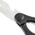 thumbnail image 4 of HENCKELS Razor-Sharp Solution 18-pc Knife block set, Chef Knife, Steak Knife, Utility Knife, Dark Brown, Stainless Steel, 4 of 16