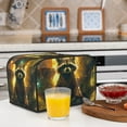 thumbnail image 6 of Honeii Tree Meditating Raccoon Print 4 slice Toaster Cover, Two Slice Toaster Dust-proof Cover For Kitchen Small Appliance and Fingerprint Protection, 6 of 7