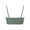 Green, variant on Women Swimwears Bikini Top Solid Color Tankini Swimsuit Adjustable Straps Removable Bandeau Bikini Top Swimwear For Beach Pool Green S