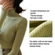 thumbnail image 3 of Camisas de manga larga con cuello alto para mujer, jerséis casuales ajustados y ajustados, camisetas con capas, 3 of 6