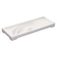 thumbnail image 2 of Bandeja rectangular de resina para tocador, bandeja para bañera, organizador de baño, soporte para cosméticos Medio, 2 of 9