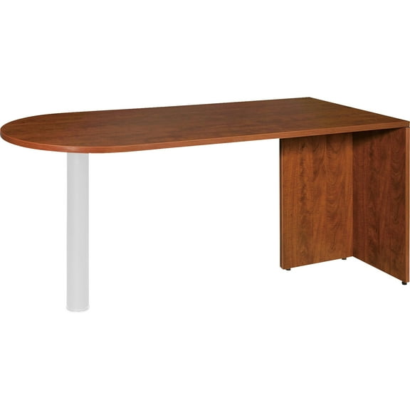 Lorell, LLR69415, Essentials Peninsula Desk Box 1/2, 1 Each