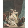 thumbnail image 3 of Jean François Janinet 20x24 Black Modern Framed Museum Art Print Titled - Comparison (1786), 3 of 5