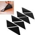thumbnail image 1 of 4PCS Rug Grippers Washable Non Slip Renewable Adhesive Rug Tape Carpet Gripper for Tile Floors Carpets Floor Mats, 1 of 6
