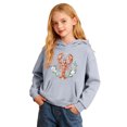 thumbnail image 2 of ZHOGXU Boys Girls Lobster Ocean Print Pullover Hoodie Long Sleeve Casual Sweatshirt Top With Pocket For Kids Youth Outdoor Daily Wear,Grey,6-7 Years, 2 of 4
