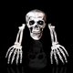 thumbnail image 5 of Decoración de calavera de esqueleto, 3 piezas creativas Decoración de Halloween Halloween gris enterrado Esqueleto de vida Calavera Jardín Patio Césped Decoraciones BANYUO Electrónica, 5 of 6