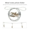 thumbnail image 5 of BRIGHTFUFU Support de Photo Suspendu 12 Pcs Clips en Acier pour Décoration Intérieure, 5 of 5