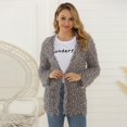 thumbnail image 2 of Vedolay Women's Cardigan Sweaters Fashion Winter Causal Slim Sweatshirt Jacket Outwear Sweater Gray,2XL, 2 of 5