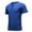 Blue, variant on WREESH Men's Drawstring Henley T-Shirt, Functional Casual Short Sleeve Athletic Top for Running Outdoor Sports, Lightweight