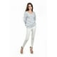 thumbnail image 5 of Sueter con ribete en contraste Roman Fashion /Juvenil, 272011 (Gris) gris G, 5 of 6