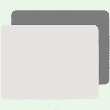 Large Silicone Craft Mat 2 Pack, 15.7" x 11.8", Multipurpose Mats for Epoxy Resin, Jewelry Findings, Table Protection, Heat Resistant, Beige & Dark Gray