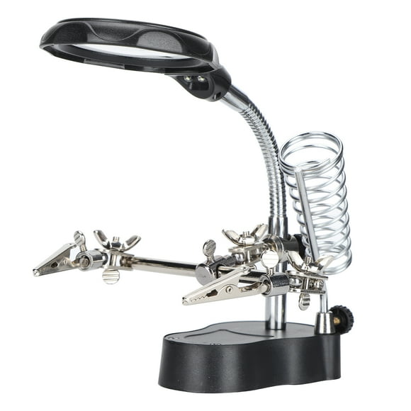 Magnifying Glasswith Auxiliary ClampMagnifying Glass with Stand Magnifierwith Stand Magnifying Glasswith Stand Rugged and Tough
