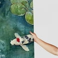 thumbnail image 3 of Autua Koi Fish Lily Pads Pond Chic Modern Bathroom Decor Shower Curtain with Hooks 69"x72, 3 of 7