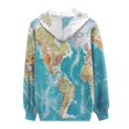 thumbnail image 4 of Puliio Crow And Rose Print Full Zip Hoodies for Women Gothic Long Sleeve Sweatshirt Jacket with Kangaroo Pockets, 4 of 4