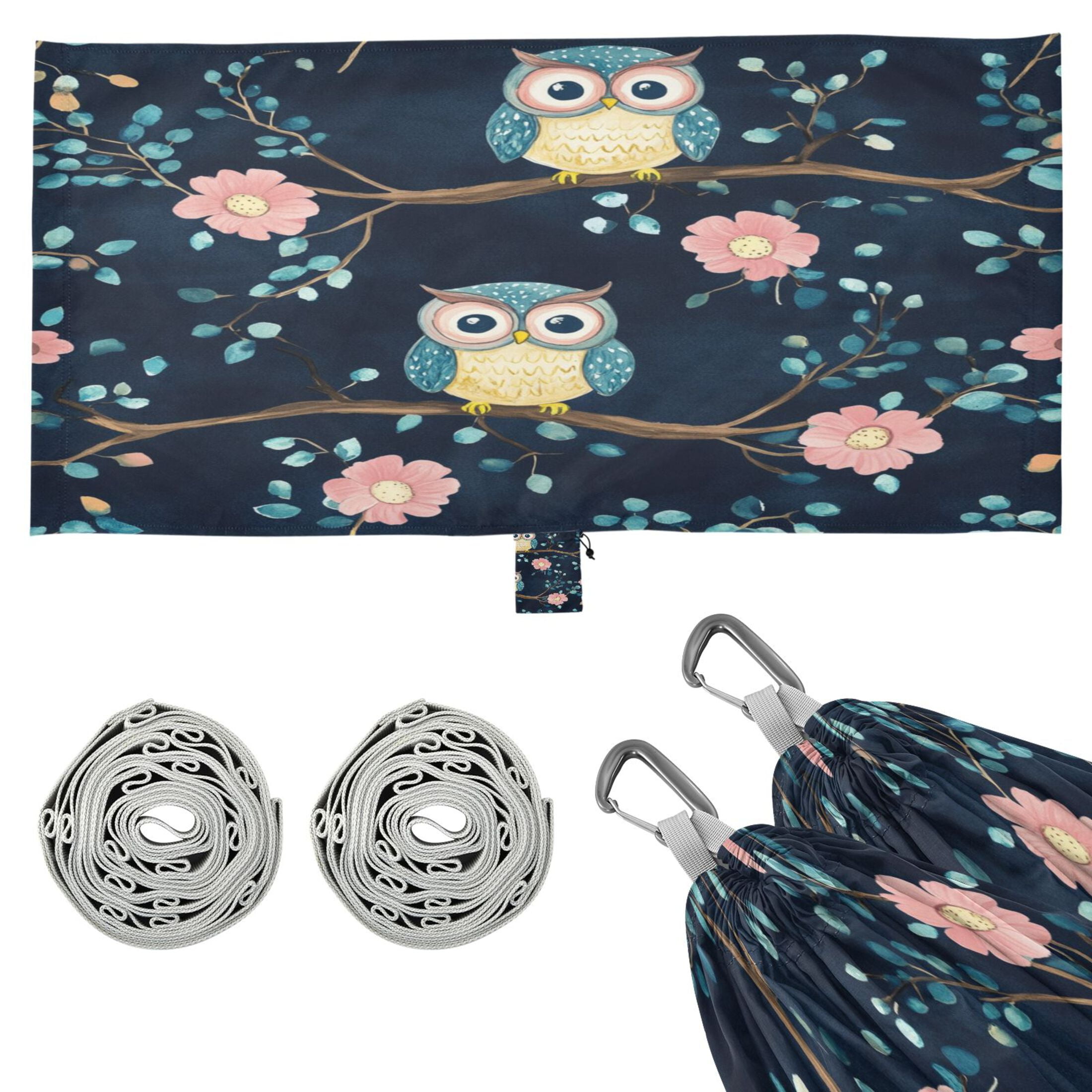 Hammock Camping Hammock Nylon Portable Hammock Travel Camping Hammock Cute Cartoon Owl