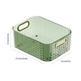thumbnail image 4 of TUOBARR Luxury Desktop Storage Box New Bathroom Bathroom Kitchen Cosmetics Lipstick Sundries Classification Transparent Storage Basket, 4 of 4