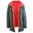 thumbnail image 2 of Men's Heavyweight Parka Jacket Coat With Detachable Hood, 2 of 5