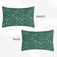 thumbnail image 2 of Honeii Green Christmas Decorative Throw Pillow Case - Elevate Your Couch, Sofa, or Bed with Stylish Home Decor, Perfect Gift Idea-16"x24", 2 of 6